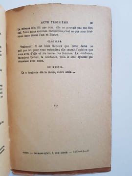 La Parisienne - Comédie en trois actes. Becque Henry