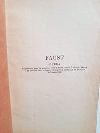 Faust - Opéra en cinq actes