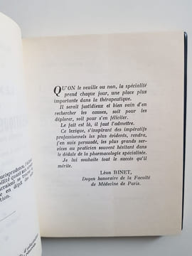 Lexique des thérapeutiques quotidiennes - Classées par indications. Drouin Henri