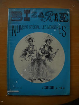 BIZARRE numéro spécial : les monstres.la galerie des monstres. bizarre Jean BOULET
