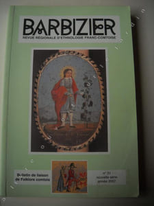 ARTICLES :Sant Vernier : légende et réalité , dossier..- sainr Vernier : quête d'une identité par henri MEUNIER et françois LASSUS. - vie de Werner de OBERWESEL.. traduit de l'allemand de ferdinand PAULY.- saints protecteurs de la vigne : le jeune vigneron rhéan par l'abbé pierre LACROIX.- pour conclure : le " bon " Vernier.- les séchoirs à peau d'un tanneur bisontin : 49 rue d'Arène par fernand FRACHEBOIS.- armoiries , symboles de l'identité locale.- aux racines d'un emblème, les armoirie de Villers-Buzon par nicolas VERNOT.- 1914-1918 : l'école dans la guerre par joseph PINARD.- chronique villageoise : Latrecey dans les années cinquante par annie GAY.- mémoire des maisons : ce que la maison et l'homme vivent ensemble par noël BARBE et aurélie DUMAIN.MEMOIRES D'OBJET :- ecusson portr cierge de la confrérie Saint VERNIER de la Madeleine de Besançon par francois LASSUS.- les pipes en terre trouvées à la citadelle de Besançon par bernard GUILLAUME.- le marteau d'un agent forestier par françois VION-DELPHIN.AUTREFOIS AU QUOTIDIEN :- un classique de la fonte décorative : la Diane de Gabies par françoisLASSUS.-aux origines de la médecine sociale dans la seconde moitié du XIXe siècle : les remèdes de M.Helvétius par jean louis CLADE.- sur l'hotel de ville de Besançon par françois LASSUS.- chansons populaires pour les écoles : Comtois , mes bons amis par françois LASSUS et henri MEUNIER.
