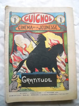 GRAND FILM :histoire d'un autre temps par michel DORLYS.SON PREMIER HOMARD par jean DU CLEGUER.LE VERROU DE SURETE "scène de guignol".UN VRAI SCOUT ...