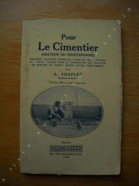 POUR LE CIMENTIER AMATEUR OU PROFESSIONNEL