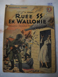 RUEE SS EN WALLONIE . STAVELOT DECEMBRE 1944