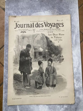 LES DEUX NAINS DE TEHERAN . JOURNAL DES VOYAGES et des aventures de terre et de mer : monde pittoresque : terre illustrée réunis. PAUL JORDE
