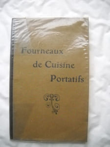 FOURNEAUX DE CUISINE PORTATIFSde FOURNEAUX DE CUISINE et de tous appareils pour les services complémentaires.