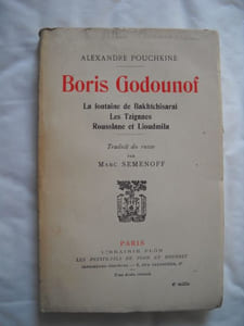 BORIS GODOUNOFLa Fontaine de BakhtchisaraiLes TsiganesRousslane et Lioudmila
