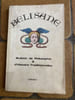 BELISANE bulletin de philosophie de d'histoire tradiionnelles. collectif