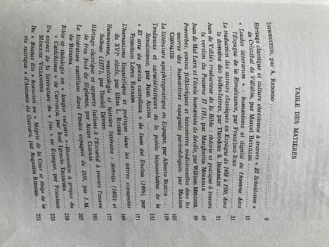 L'humanisme dans les lettres espagnoles. augustin REDONDO