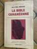 LA BIBLE CANANEENNE d&eacute;couverte dans le texte de RAS SHAMRA. H.E. DEL MEDICO