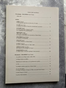 VOIR IMAGE POUR LA TABLE DES MATIERES