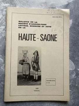 VOIR  IMAGE POUR LA TABLE DES MATIERES.  HAUTE SAONE SALSA