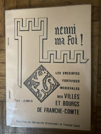 LES ENCEINTES FORTIFIEES MEDIEVALES DES VILLES ET BOURGS DE FRANCHE COMTE CHATEAU CHALON COLONNE SAINTE ADRESSE BOUCLANS CHISSEYCHAUSSIN SAINT AUBIN VRCEL BAUME LES DAMEMEUBLANS JONVELLE LUXEUIL MARNAY ROUGEMONT QUINGEY FAUCOGNEY ARBOIS ARINTHOD BLETTERANTS CLERVALDELLE HERICOURT NOROY LE BOURG NOZEROY LA RIVIERE ROCHEFORT DAINT HIPPOLYTE SELLIERESTHORAISE ORGELET PESMES SAINT AMOUR SAINT CLAUDE