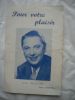 Jean DELETTRE vous présente...Pêle-mêle. La célébration émission française que vous pouvez entendre tous les vendredis sur Radio-Luxembourg et ...