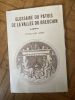 Glossaire du patois de la vall&eacute;e du Breuchin.. BARREY Georges-Louis