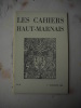 Les Cahiers Haut-marnais :Adresse.Un centenaire : 1866-1966. De la Bibliothèque-Musée à la Bibliothèque-Ecole, par M. HENRIOT.Un document éducatif : ...