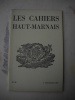 Les Cahiers Haut-marnais :Adresse.Trésor monétaire découvert à Hallignicourt (Haute-Marne), par Louis LEPAGE.L'Association de l'Amour divin et la ...