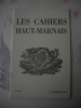 Les Cahiers Haut-marnais :Adresse.Essai sur la population de Soncourt-sur-Marne depuis le XVIIe siècle jusqu'à nos jours, par J.-G. GIGOT.La ...