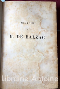 Oeuvres de H. De Balzac.