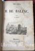 Oeuvres de H. De Balzac.. Balzac (Honoré de).