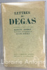 Lettres de Degas recueillies et annotées par Marcel Guérin et précédées d'une préface de Daniel Halévy.. DEGAS (Edgar)