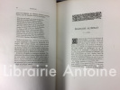 Anthologie des poètes bretons du XVIIe siècle. . [POESIE BRETONNE] HALGAN (Stéphane). Saint-Jean (le comte de). GOURCUFF (Olivier de). KERVILER ...