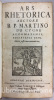 Ars Rhetorica auctore R. P. Martino Du Cygne. Audomarenso societati Jesu. Edition ostrema emendatior.. DU CYGNE (Martin)