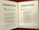 Les Quinze sonnets Saint-Martin rimés par Henri Courmont, Picard et dédiés aux bons pions et ivrognes de ce temps.. COURMONT (Henri). BERNARD (Marcel)
