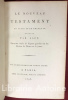 Le Nouveau Testament en latin et en français, traduit par Sacy. Edition ornée de figures gravées sur les dessins de Moreau le Jeune.. LEMAISTRE DE ...