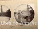 Lot de 5 photographies anciennes représentant Prague à la fin du XIXème ou au début du XXème.. [PHOTOGRAPHIE - PRAGUE]