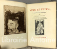 Vers et Prose. Morceaux choisis par Stéphane Mallarmé. Frontispice d'après Paul Gauguin et un portrait par James Mc Neill Whistler.. MALLARME ...