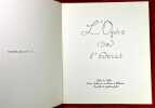 L'opéra de l'odorat. Préface de Colette.. Poèmes et calligrammes de Louise de Vilmorin. Aquarelles de Guillaume Gillet.. [PARFUM LANVIN] COLETTE. ...