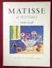 Matisse 16 Peintures 1939-1946. Introduction de Andr&eacute; Lejard.. MATISSE (Henri)