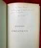 L'Evolution cr&eacute;atrice.. BERGSON (Henri)