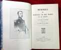 M&eacute;moires du Mar&eacute;chal de Mac-Mahon Duc de Megenta. Souvenirs d'Alg&eacute;rie publi&eacute;s par le Comte Guy de Miribel avec une gravure hors-texte et une carte.. ...