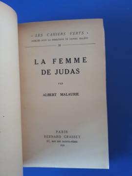 La Femme de Judas
. Albert Malaurie