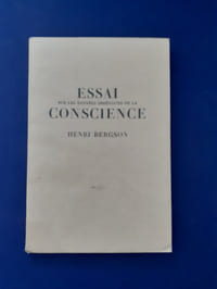 Essai sur les données immédiates de la conscience.