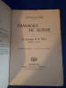 Paysages de Suisse, 

Paysages de Suisse, 
la louange de la terre


. Maurice Gauchez

