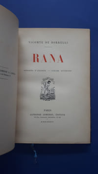Rana, sonnets d'artiste, pièces diverses
P., Lemerre 1887
