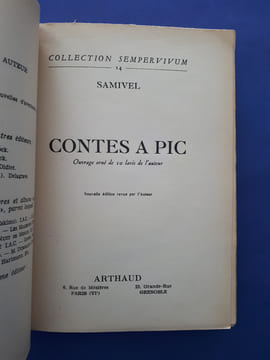 Contes à pic
. Samivel