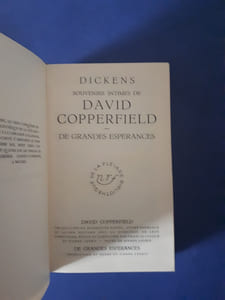 David Copperfield. De grandes espérances.