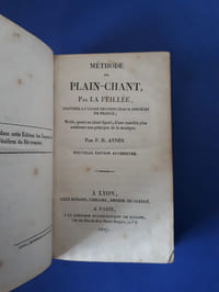Méthode de Plain-Chant par La Feuillée