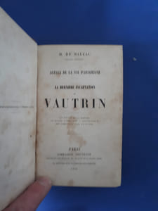La Dernière incarnation de Vautrin. En Prince de la Bohème
Un Homme d'affaire - Gaudissart II - Les Comédies sans le savoir.
