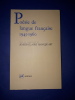 Poésie de langue française 1945-1960  
. Marie-Claire Bancquart
