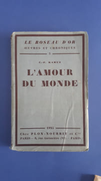 L'Amour du monde
. Charles Ferdinand Ramuz