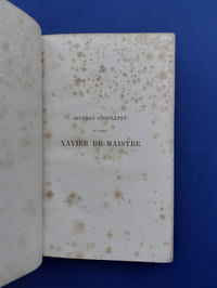 Oeuvres complètes du Comte Xavier de Maistre, édition illustrée pour la première fois, précédée d'une notice par M. Sainte-Beuve
