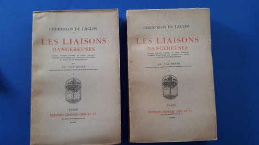 Les liaisons dangereuses tome 1 et tome 2.