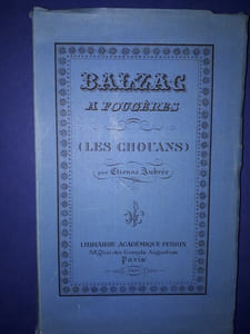 Balzac à Fougères. Les Chouans