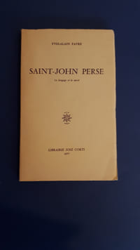 Saint-John Perse: Le langage et le sacré
