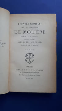 Théâtre complet de J. B. Poquelin de Molière
. Molière
